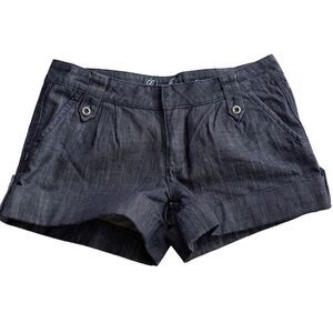 Guess Denim Folded Hem Shorts Size 27